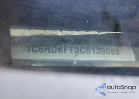 2012 Dodge Ram 1500 St from USA, damaged, VIN 1C6RD6FT3CS139068